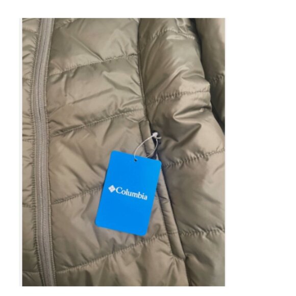 NWT Columbia Women's Powder Lite Mid Jacket, Olive Green-Sz XS - Picture 9 of 9